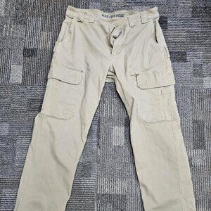 Duluth Flex Fire Hose Cargo Work Pants - Standard - Tan 38x32